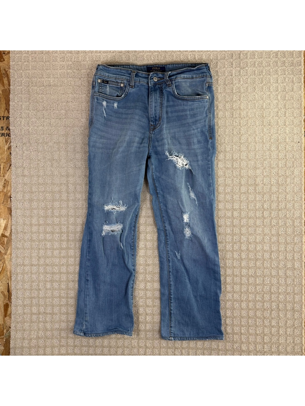 Polo Ralph Lauren Distressed Denim Jeans 30x26.5